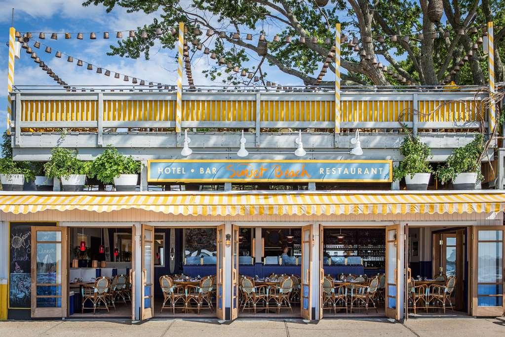 Sunset Beach Shelter Island Heights Restaurace fotografie